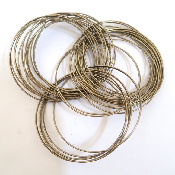 Interlocking bangle bracelets set of 38 - Picture 3 of 3